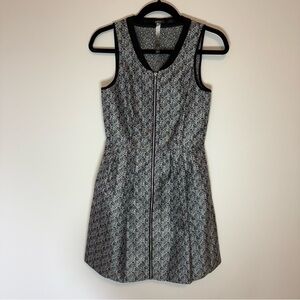 Kensie Elegant Black and White Sleeveless Dress with Pockets Size XS